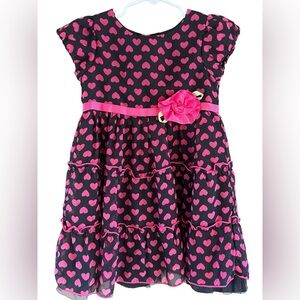 HP💥🔥 x 2 Girl's Youngland Multicolored A-line Dress with Ruffled Embellishments